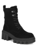 Badura Leren boots zwart