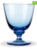 Holme Gaard 4er-Set: Gläser "Flow" in Blau - 350 ml