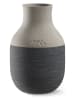 Kähler Vaas Circulare” antraciet/grijs - (H)12.5 cm