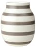 Kähler Wazon "Omaggio" w kolorze szaro-białym - wys. 20 cm
