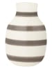 Kähler Vase "Omaggio" in Grau/ Weiß - (H)12,5 cm