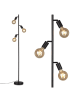 Briloner Standleuchte in Schwarz - (H)160 cm