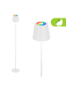 Briloner RGB-LED-Standleuchte in Weiß - EEK G (A bis G)