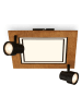 Briloner LED-Deckenleuchte in Braun - (B)29,5 x (H)29,5 cm