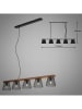Briloner Hanglamp lichtbruin/zwart - (L)136 x (B)110 cm