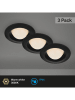 Briloner Lampy wpuszczane LED (3 szt.) w kolorze czarnym - KEE F (A do G)