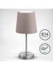 Briloner Nachttischlampe in Taupe - (H)30,8 cm