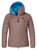 Schöffel Kurtka puchowa "Cascata" w kolorze szarobrązowym