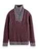 Scotch & Soda Sweter w kolorze bordowym