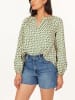 Scotch & Soda Bluse in Beige/ Grün
