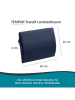 Tempur Lendesteunkussen "Transit" antraciet - (L)25 x (B)30 cm