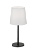 FISCHER & HONSEL Lampa stołowa "Rimini" w kolorze czarno-białym - wys. 30 x Ø 14 cm
