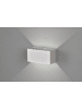 FISCHER & HONSEL Lampa ścienna LED "Wallo" w kolorze srebrnym - 20 x 10 x 10 cm