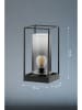 FISCHER & HONSEL Lampa stołowa "Samu" w kolorze czarnym - 16 x 30 x 16 cm