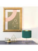 FISCHER & HONSEL Tischleuchte "Aura" in Grün - (H)32 x Ø 24 cm