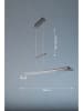 FISCHER & HONSEL Ledhanglamp grijs - (B)125 cm