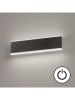 FISCHER & HONSEL LED-Wandleuchte "Muur" in Schwarz - (B)30,5 x (H)8 x (T)5 cm
