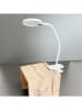 FISCHER & HONSEL LED-Klemmleuchte in Weiß - (B)10,5 x (H)35 cm
