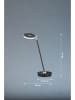 FISCHER & HONSEL Lampa stołowa LED "Dent" w kolorze czarnym - wys. 46 cm