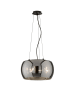 FISCHER & HONSEL Hanglamp "Dima" zwart/grijs - (H)160 x Ø 40 cm