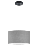 FISCHER & HONSEL Hanglamp "Teramo" grijs - (H)150 x Ø 38 cm