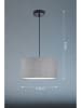 FISCHER & HONSEL Hanglamp "Teramo" grijs - (H)150 x Ø 38 cm