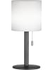 FH Lighting Ledtafellamp "Lesina" wit/zwart - (H)30 x Ø 13 cm