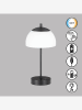 FH Lighting Lampa stołowa LED "Riva" w kolorze czarno-białym - wys. 35 x Ø 18 cm