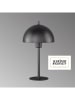 FH Lighting Tischleuchte "Kia" in Schwarz - Ø 18 cm x (H)33,5 cm