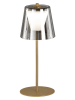 FH Lighting LED-Tischleuchte "Marbella" in Gold - (H)35 x Ø 14 cm
