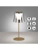 FH Lighting Ledtafellamp "Marbella" goudkleurig - (H)35 x Ø 14 cm