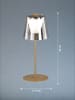 FH Lighting Ledtafellamp "Marbella" goudkleurig - (H)35 x Ø 14 cm