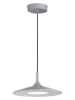 FH Lighting LED-Hängeleuchte "Slim" in Grau - Ø 45 cm