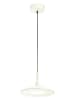 FH Lighting LED-Hängeleuchte "Slim" in Weiß - Ø 45 cm