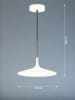 FH Lighting LED-Hängeleuchte "Slim" in Weiß - Ø 45 cm