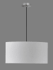 Schöner Wohnen Kollektion Hanglamp "Pina" wit - (H)250 x Ø 50 cm