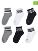 Converse 6-delige set: sokken wit/zwart