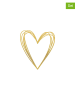 ppd 2er-Set: Servietten ''Pure Heart'' in Gold/ Weiß - 2x 20 Stück