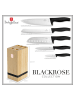 Berlinger Haus 6-delige keukenmessenset zwart/roségoudkleurig