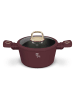 Berlinger Haus 2tlg. Set: Kasserolle ''Leonardo Collection'' in Bordeaux - Ø 20 cm