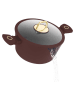 Berlinger Haus 2tlg. Set: Kochtopf "Leonardo Collection" in Bordeaux - Ø 24 cm