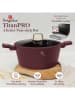 Berlinger Haus 2-delige set: braadpan ''Leonardo Collection'' bordeaux - Ø 28 cm