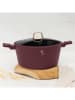 Berlinger Haus 2-delige set: braadpan ''Leonardo Collection'' bordeaux - Ø 30 cm