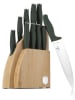 Berlinger Haus 10tlg. Küchenmesser-Set im Block in Anthrazit