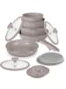 Berlinger Haus 13tlg. Kochgeschirr-Set "Taupe Collection" in Hellbraun