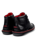 Camper Leren enkelboots zwart