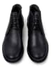 Camper Leder-Schnürschuhe in Schwarz