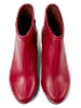 Camper Leder-Stiefeletten in Rot
