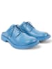 Camper Leder-Clogs in Hellblau