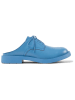 Camper Leder-Clogs in Hellblau